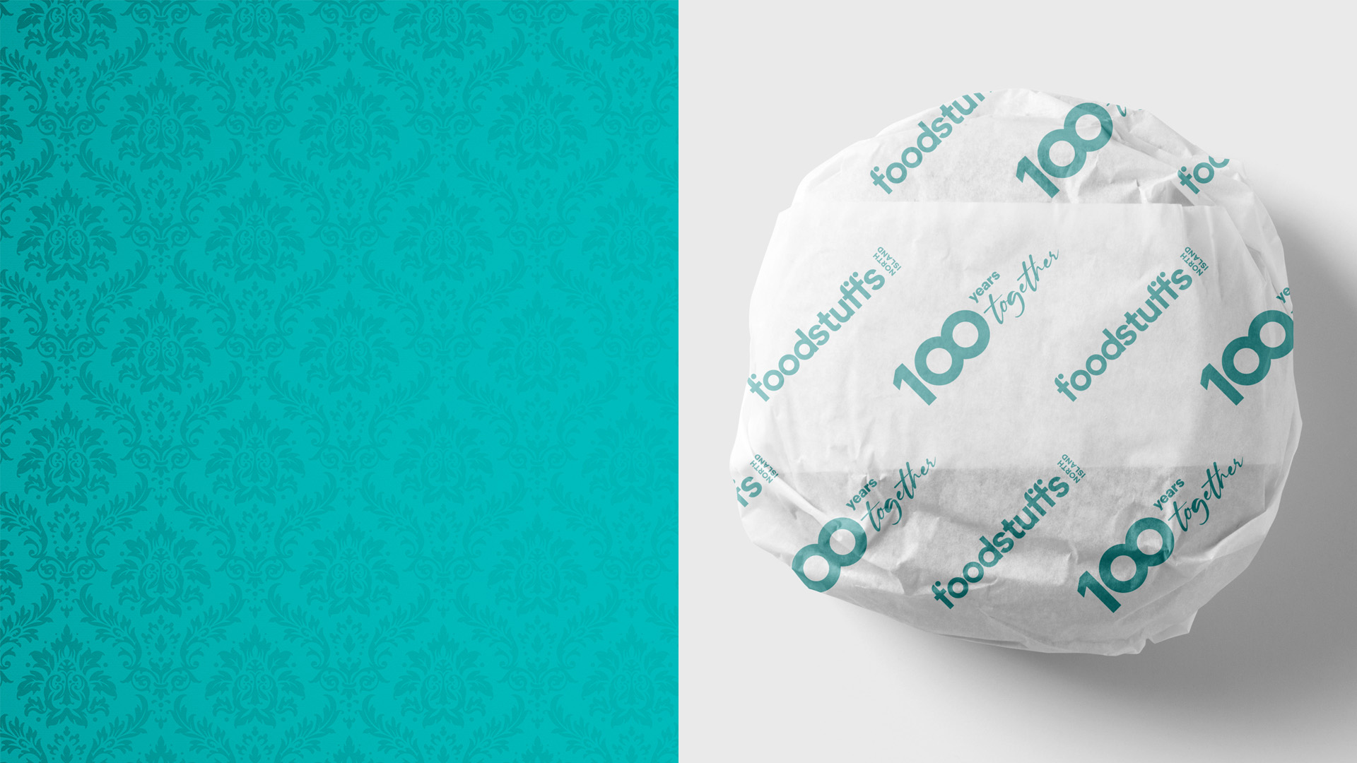 Foodstuffs 100 years identity combo